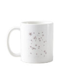 Scattered Silver Faerie Stars Mugs