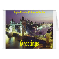 SCENE FROM LONDON ENGLAND (UK) GREETING CARD