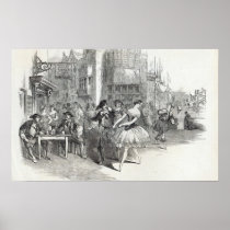 Scene from the new Ballet of 'The Wags of Poster