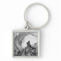Scene from 'The Rime of the Ancient Mariner' 3 Keychain