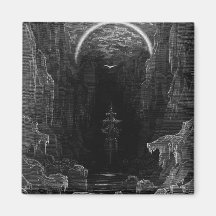Scene from 'The Rime of the Ancient Mariner' Refrigerator Magnet