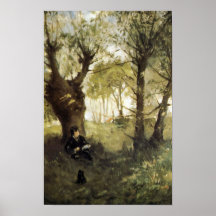 Scene in Auvers by Berthe Morisot Posters