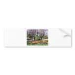 scenery,flowery springtime scenery bumper stickers