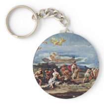 Scenes From Mythology: Vertumnus And Pomona By Gio Key Chains