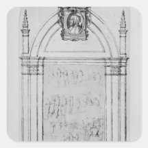 Scenes from the Life of a Saint Square Stickers