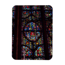 Scenes from the Old Testament, 13th century (stain Rectangle Magnet