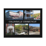 Scenes of Collinsville Connecticut postcards