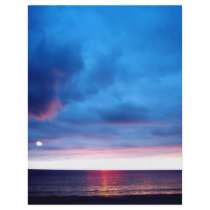 Scenic blue sunset full colour flyer