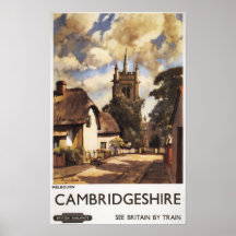 Scenic Country View British Railways Poster
