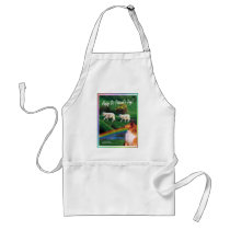 Scenic Ireland Stream with Collie and Sheep Apron