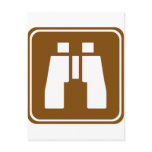 Scenic Overlook Highway Sign postcards