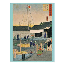 Scenic places in Tokyo Ukiyoe Post Cards