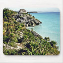 Scenic View Of Gulf Of Mexico And El Castillo At T mousepads