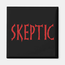 Sceptic Refrigerator Magnet