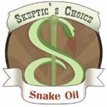 Sceptic's Choice Snake Oil photo sculptures