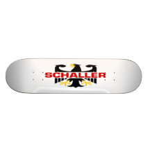 Schaller Surname Custom Skate Board