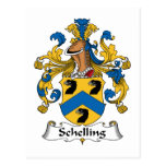 Schelling Family Crest Postcards