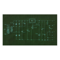 scheme electronic circuit business card template