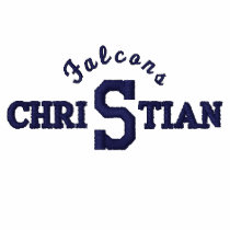 Schenectady Christian Falcons Athletics- Navy Logo Polo Shirt