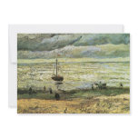 Scheveningen beach in stormy weather by van Gogh invitations