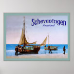 Scheveningen ~ Nederland ~ Vintage Travel Poster posters