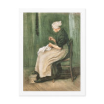 Scheveningen Woman Sewing, Vincent Van Gogh Postcards