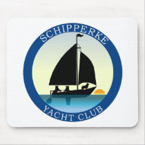 Schipperke Boat Dog Mouse Pads