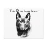 Schipperke Happy Face postcards
