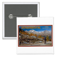 Schlegeistal - Mountain Biker Pinback Button