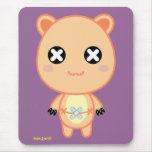 Schlitz the Bear Mouse Pads