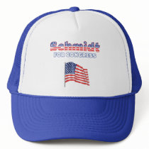 Schmidt for Congress Patriotic American Flag Mesh Hats