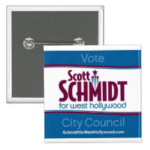 Schmidt for West Hollywood Square Button