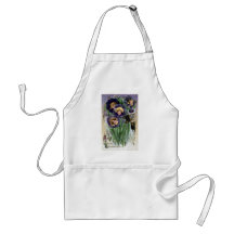 Schmucker Easter Pansy Ladies Apron