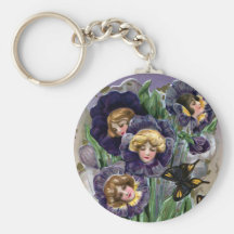 Schmucker Easter Pansy Ladies Key Chain