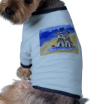 Schnauzer beach love doggie shirt