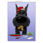 Schnauzer Christmas Card