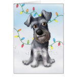Schnauzer Christmas Greeting Cards