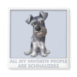 Schnauzer Favourite magnets