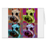 schnauzer greeting card