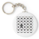 Schnauzer in the Sheep keychains