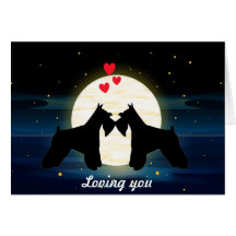 Schnauzer Love Card