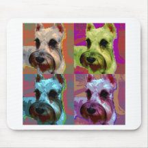 schnauzer mouse pad