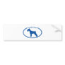 Schnauzer Silhouette Bumper Sticker