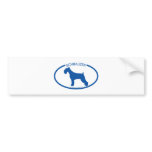 Schnauzer Silhouette Bumper Sticker bumper stickers