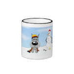 Schnauzer Winter Scene Coffee Mug