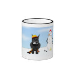 Schnauzer Winter Scene Mug