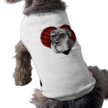 Schnauzer with Heart pet clothing
