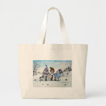 Schnauzers in Winter Bag