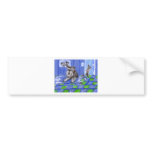 schnauzers see spider bumper sticker