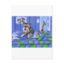 schnauzers see spider postcard
